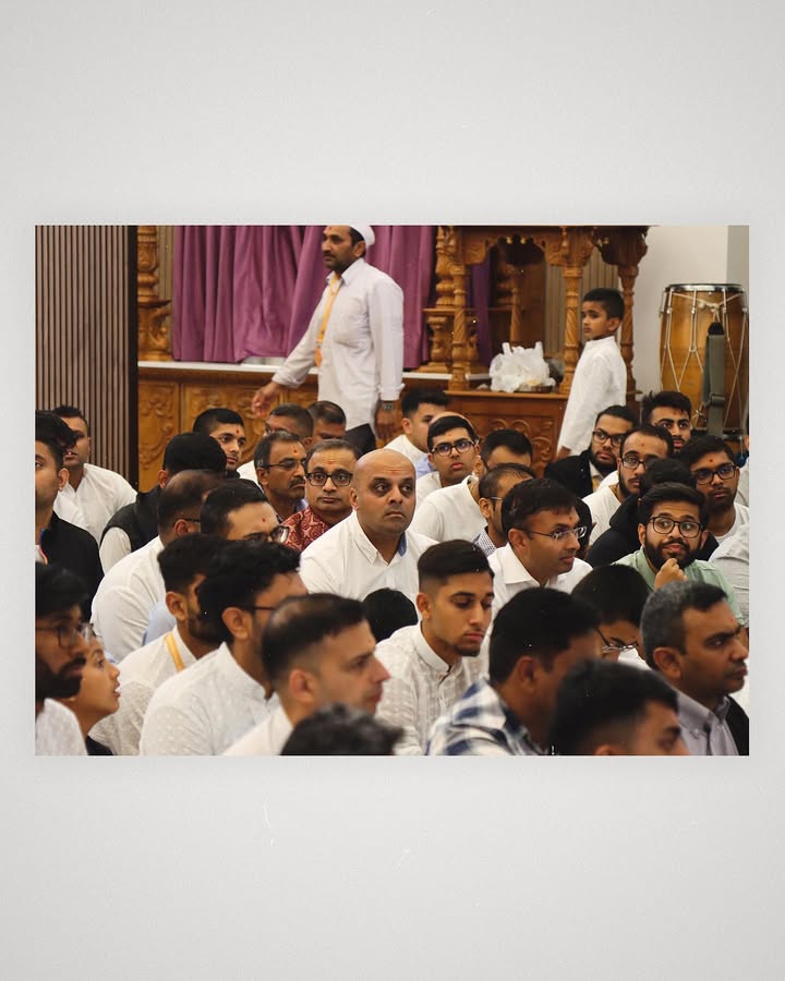 Morning Sabha The day we had all been eargerly awaitng...Murti Pratish...