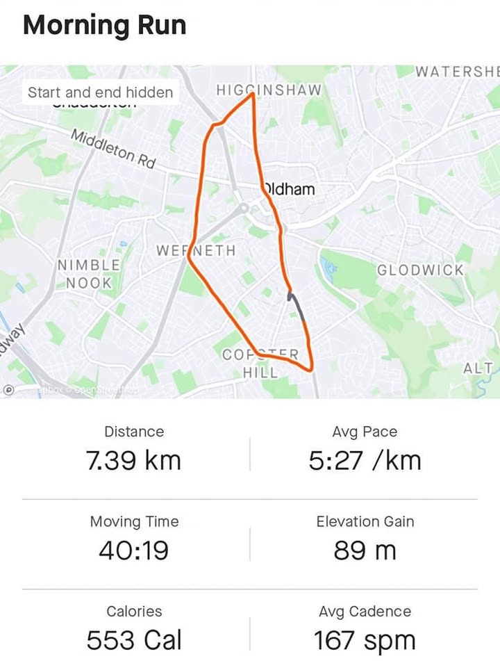 Another day and another 4 miles and a few more new faces. Well done al...