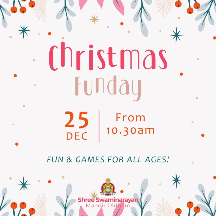 Jay Shree Swaminarayan! As Christmas approaches, we'd like to invite y...