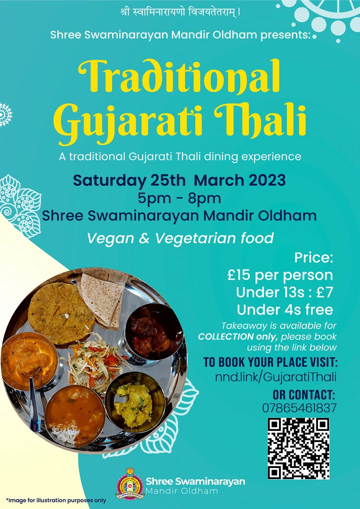 Jay Shree Swaminarayan! Come and join us on Saturday 25th March for a...