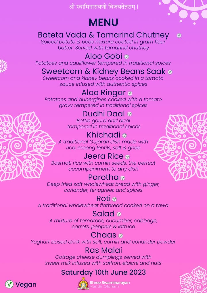 Jay Shree Swaminarayan! Mark your calendars for Saturday, 10th June, a...