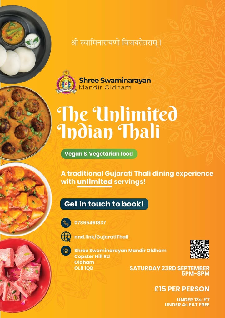 Jay Shree Swaminarayan! Come and join us on Saturday 23rd September fo...