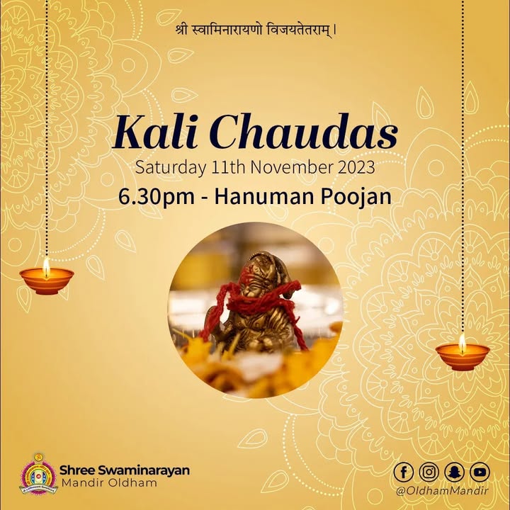 Jay Shree Swaminarayan, As we get closer to Diwali, please see the bel...