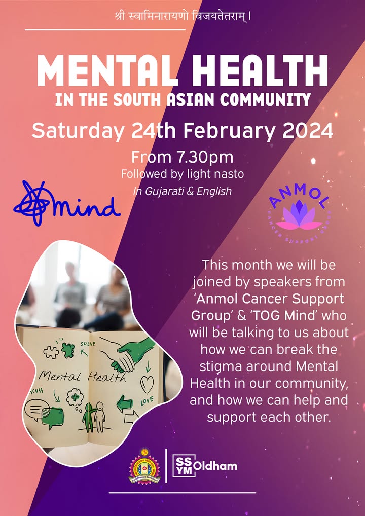 Jay Shree Swaminarayan! Join us on Saturday 24th Feb for a mindful eve...
