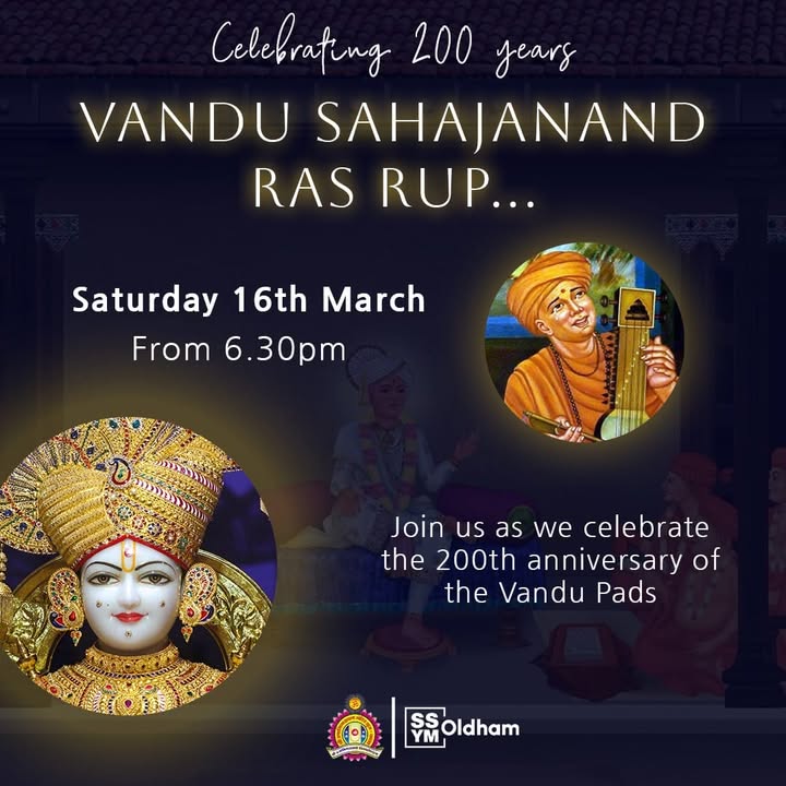 Jay Shree Swaminarayan! Come and join us as we celebrate 200 years of...
