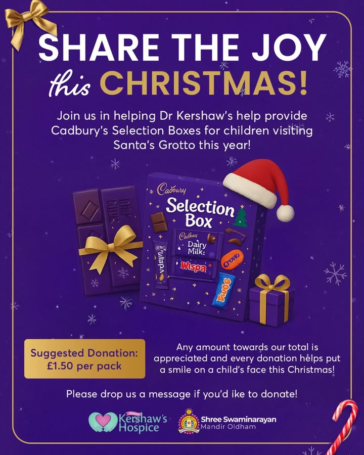 🎁 Share the Joy this Christmas! 💜 Jay Shree Swaminarayan! This year, w...