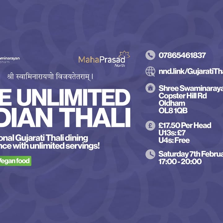 🌿Satvic Vegetarian/Vegan Thali Feast - Saturday 7th February! This isn...