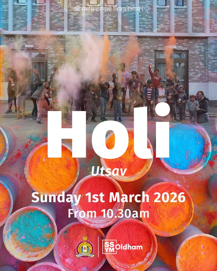 Jay Shree Swaminarayan! Holi is just around the corner! This year we'l...