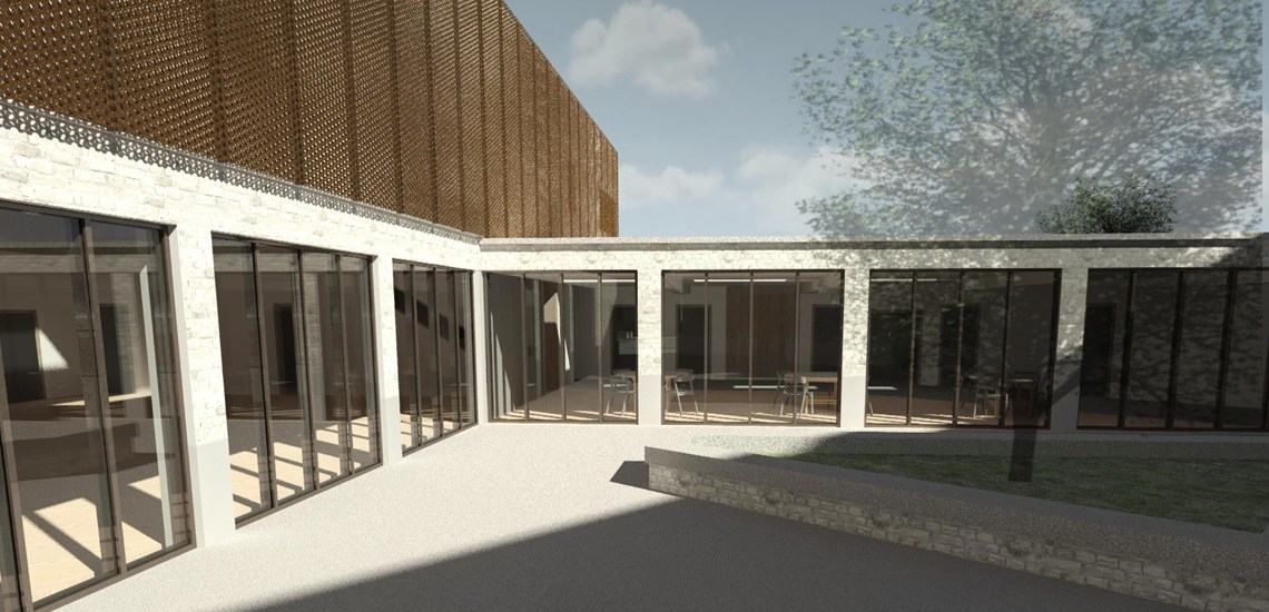 New Mandir exterior render