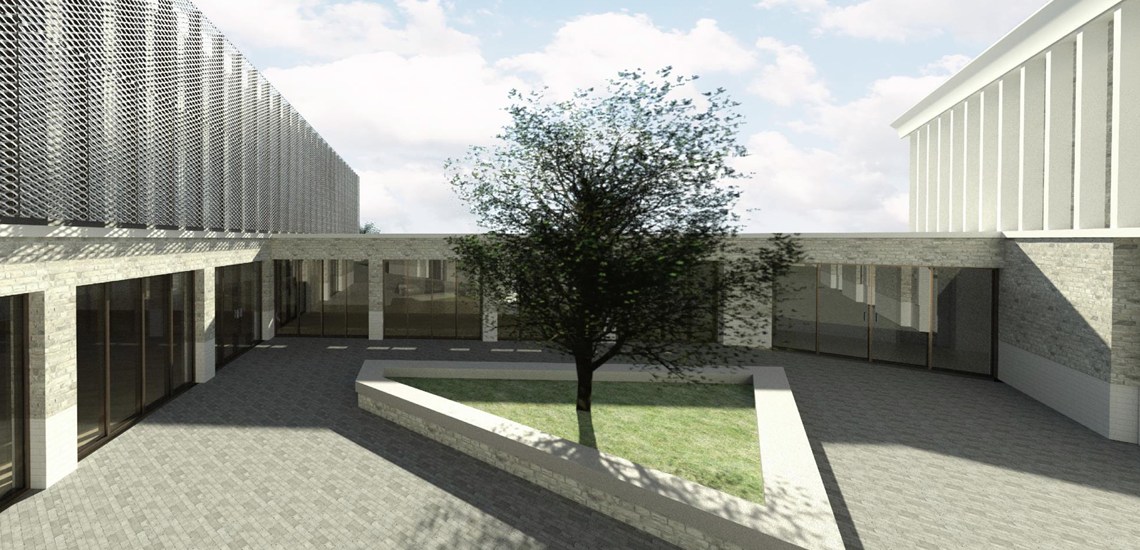 New Mandir interior render