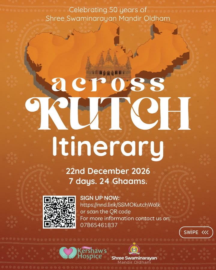 Jay Shree Swaminarayan! Here’s a look at the full Across Kutch Yatra i...